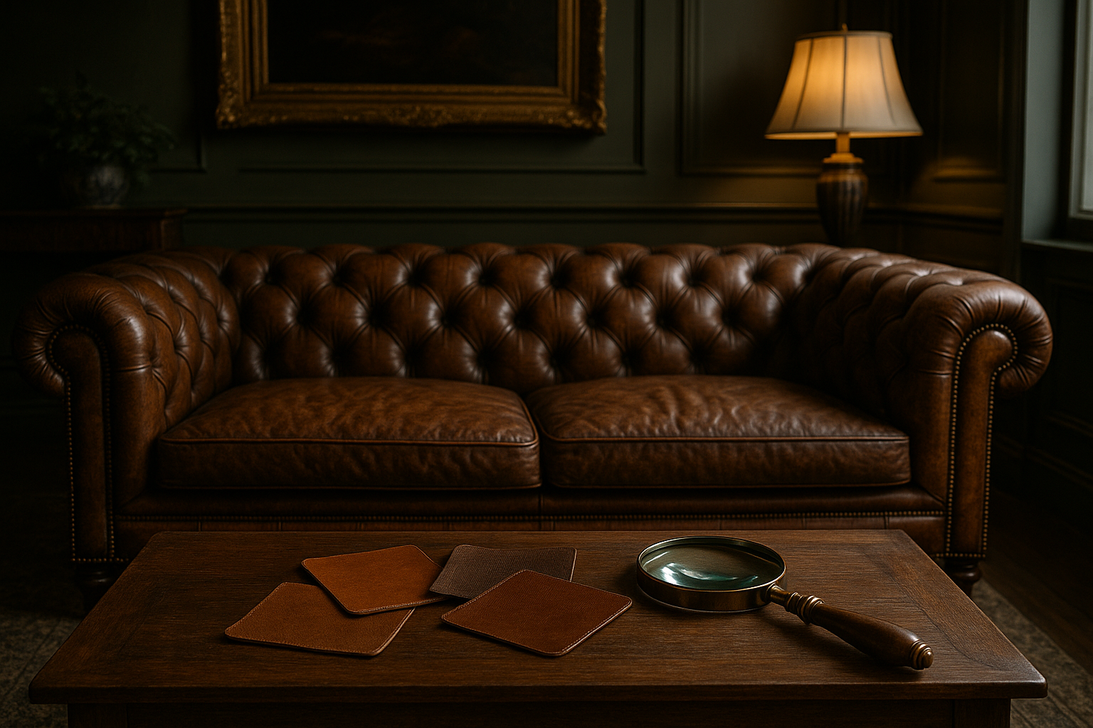 Antikes Chesterfield Sofa authentifizieren: Leitfaden