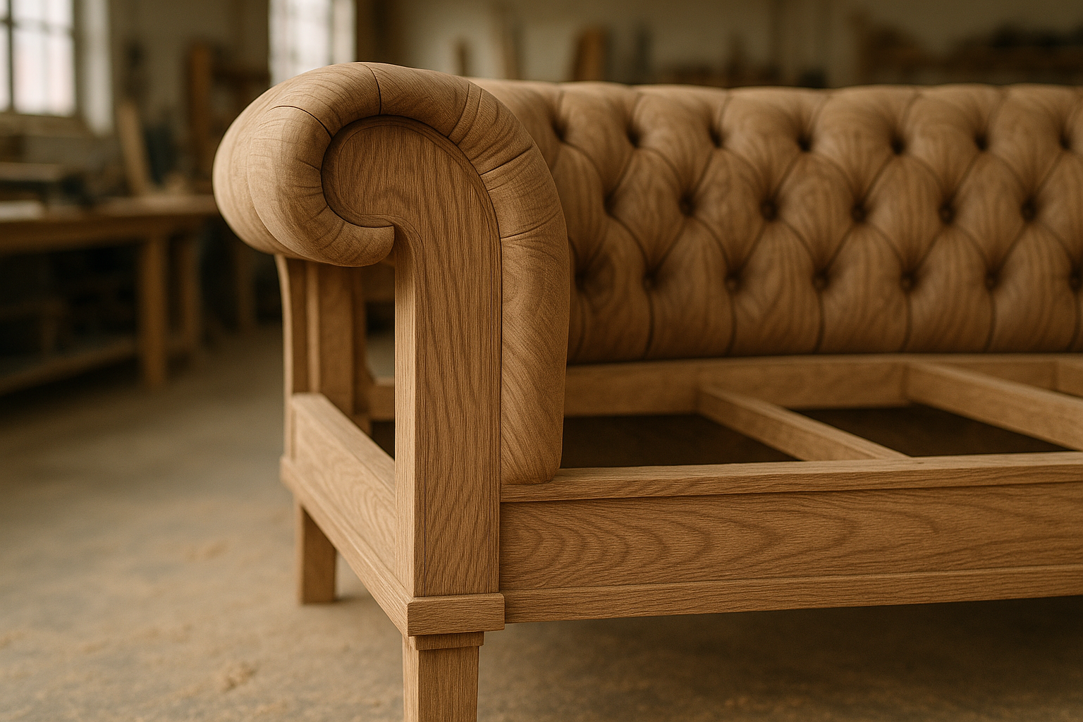 Chesterfield Sofa-Gestelle: Das Geheimnis der Hartholz-Qualität