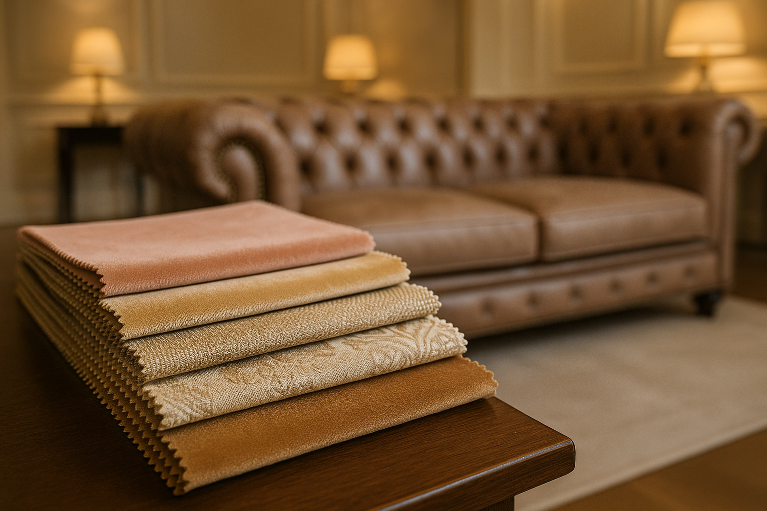 Kies de Perfecte Stof voor Jouw Chesterfield Bank