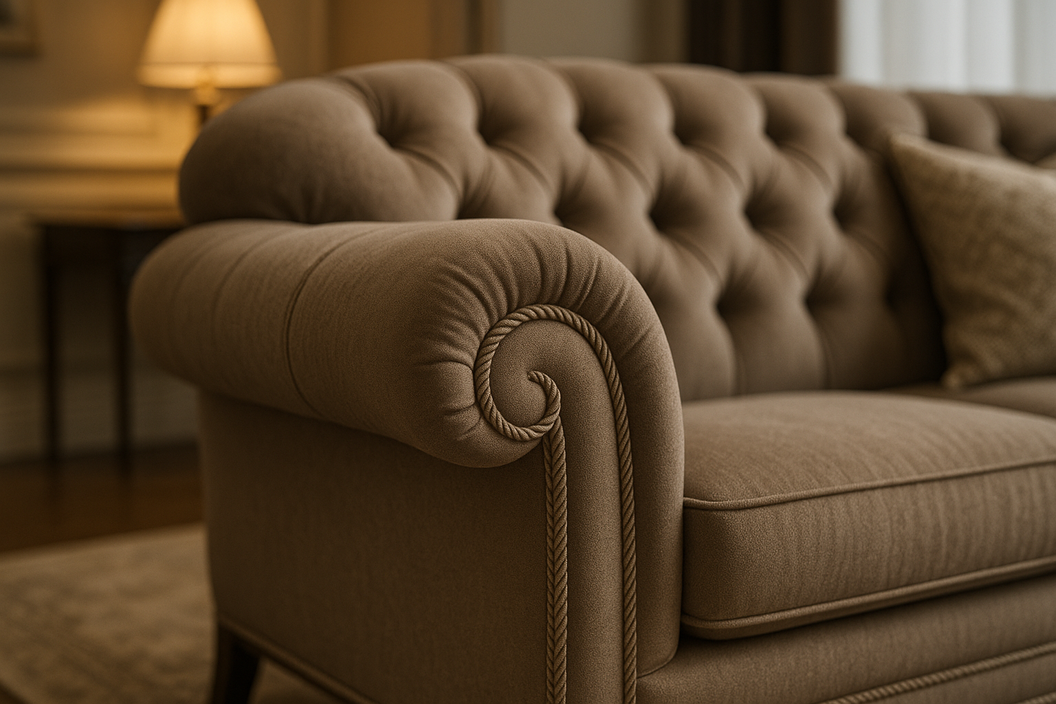 Chesterfield Zonder Kopsiernagels: Strakke Stijl