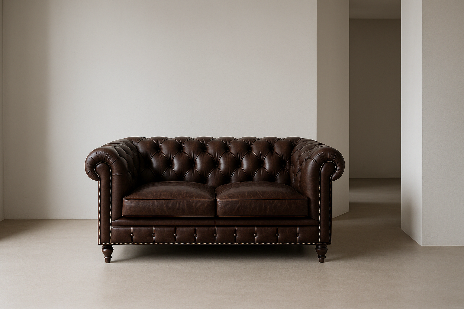 Chesterfield Loveseat Space Planning Guide