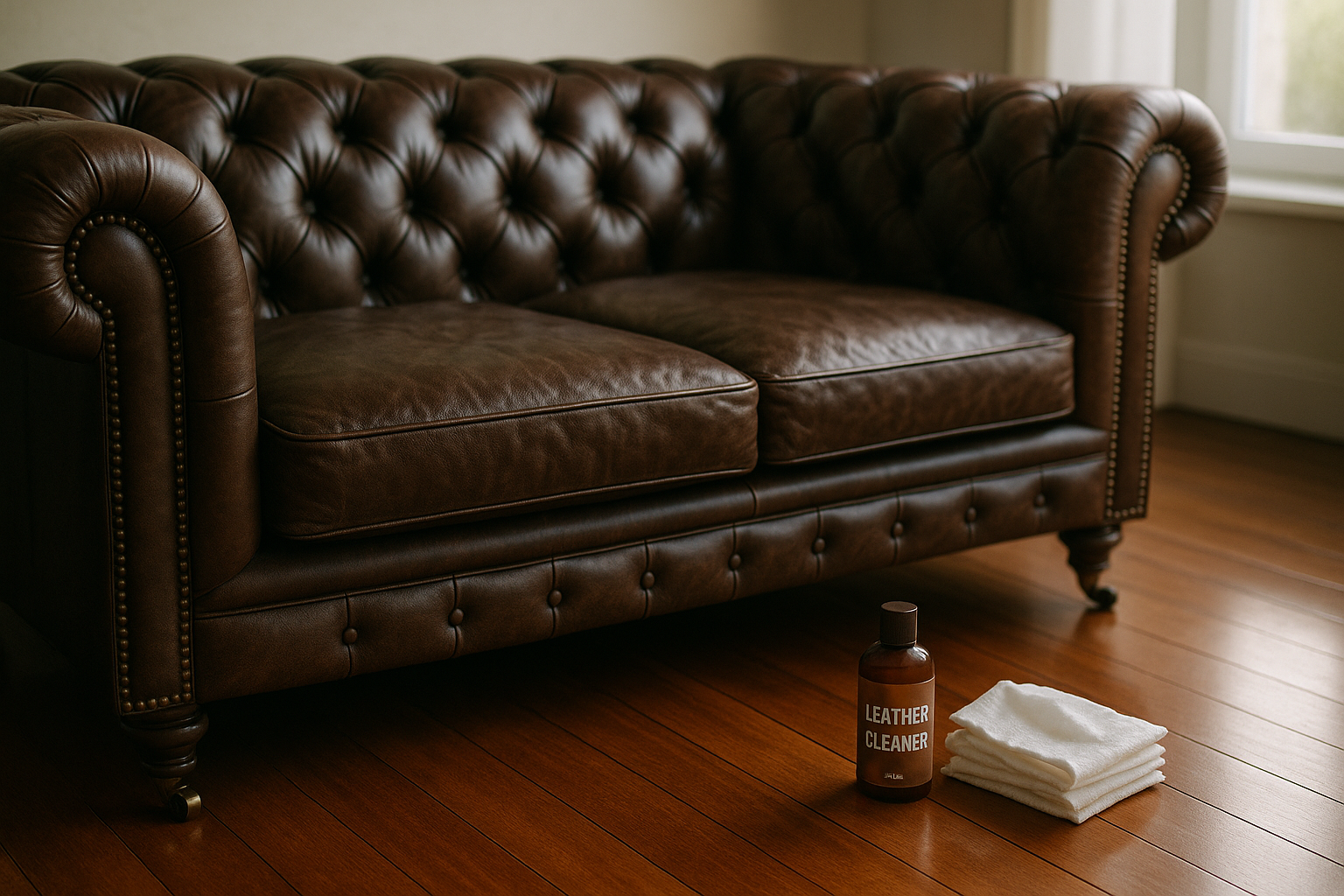 How to Safely Clean a Chesterfield Sofa Without Damaging the Upholstery ...