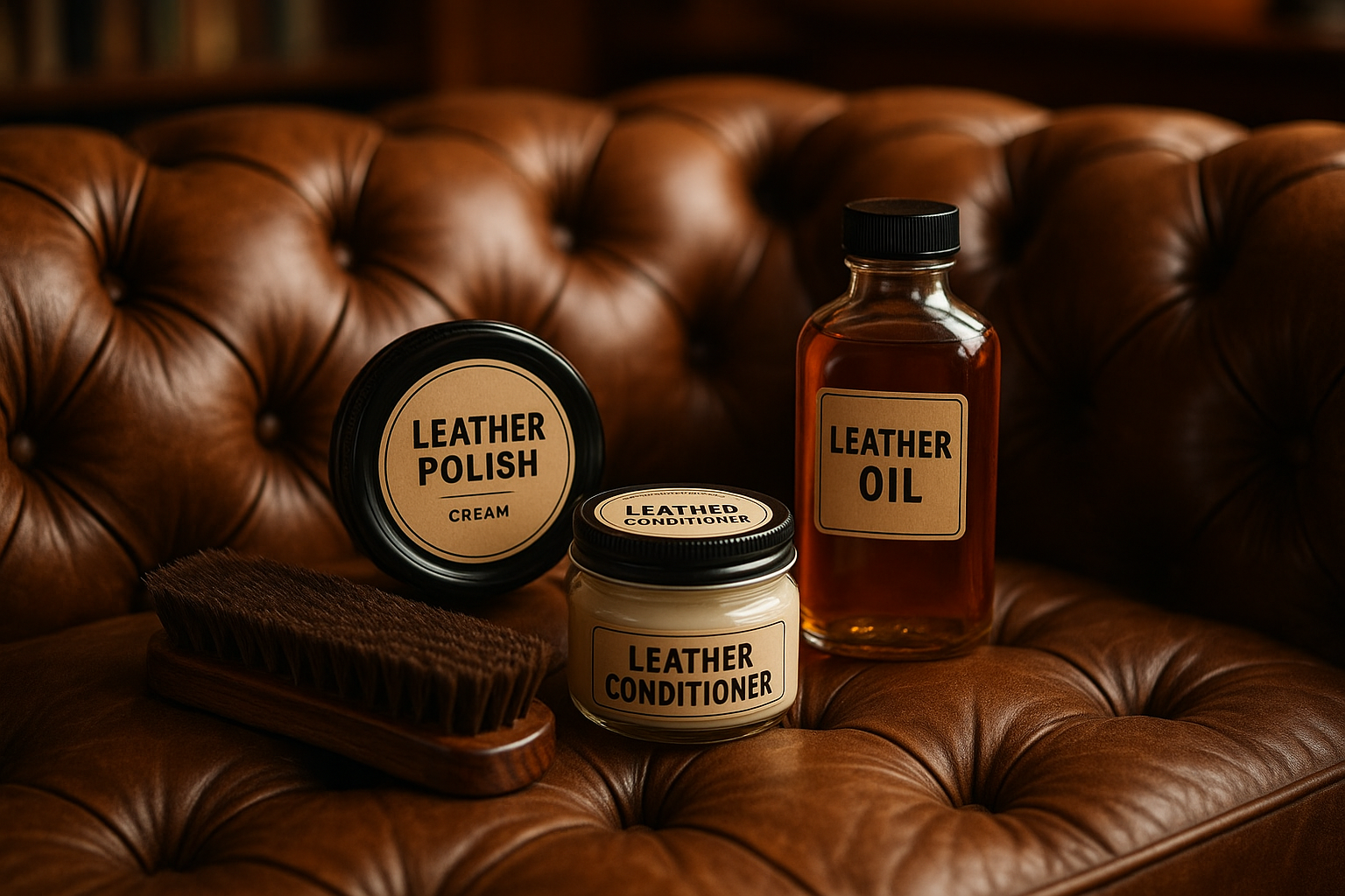 Essential Leather Conditioners and Cleaners for Your Chesterfield Sofa