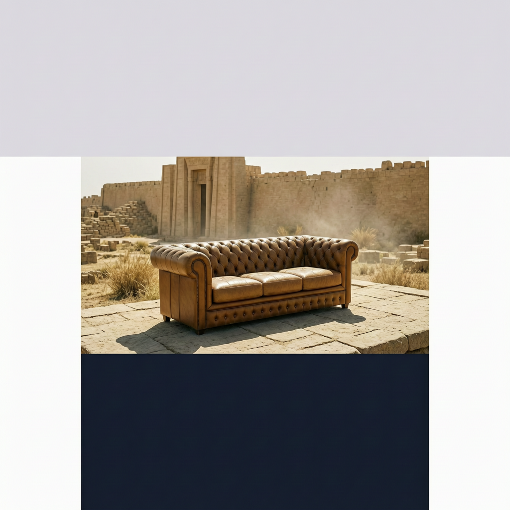 Chesterfield in Babylon: Tracing a Furniture Legend Through Iraq’s Ancient Capital